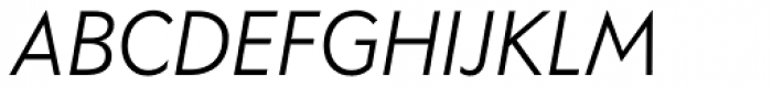 Bauer Grotesk W1 G Italic Font UPPERCASE