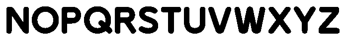 Baugy Font UPPERCASE