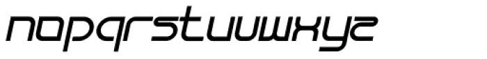Bauhau Bold Italic Font LOWERCASE