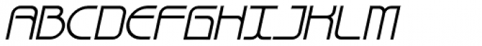 Bauhau Italic Font UPPERCASE