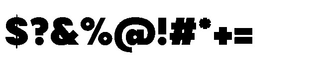 Bauhold Black Font OTHER CHARS