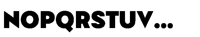 Bauhold Black Font UPPERCASE