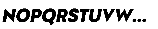 Bauhold Bold Italic Font UPPERCASE