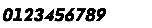 Bauhold Bold Medium Italic Font OTHER CHARS