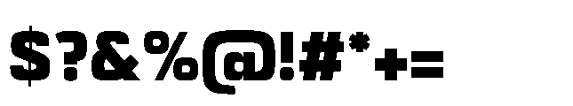 Bauhold Bold Over Font OTHER CHARS