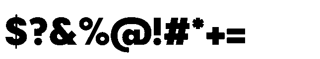 Bauhold Bold Font OTHER CHARS