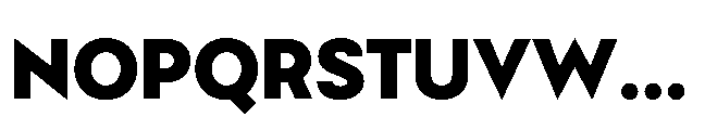 Bauhold Bold Font UPPERCASE