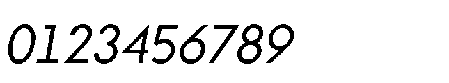 Bauhold Book Italic Font OTHER CHARS