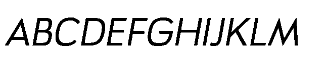 Bauhold Book Medium Italic Font