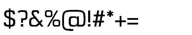 Bauhold Book Over Font OTHER CHARS
