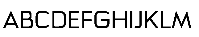 Bauhold Book Over Font UPPERCASE