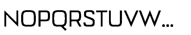 Bauhold Book Over Font UPPERCASE