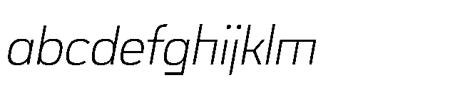 Bauhold Light Medium Italic FONT