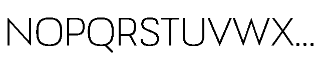 Bauhold Light Medium Font UPPERCASE
