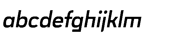 Bauhold Regular Medium Italic FONT