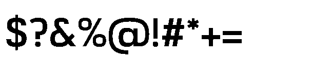 Bauhold Regular Medium Font OTHER CHARS