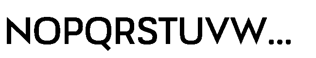Bauhold Regular Medium Font UPPERCASE