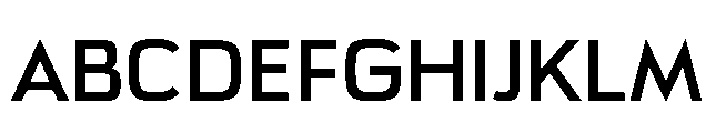 Bauhold Regular Over Font UPPERCASE