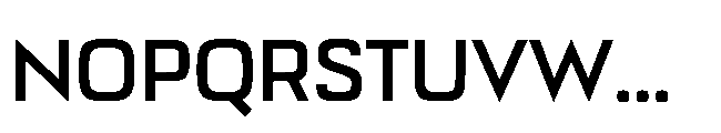 Bauhold Regular Over Font UPPERCASE