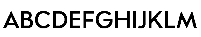 Bauhold Regular Font UPPERCASE