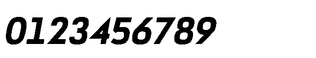 Bauhold Semibold Medium Italic Font OTHER CHARS