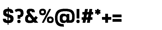 Bauhold Semibold Medium Font OTHER CHARS