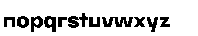 Bauhold Semibold Medium Font LOWERCASE