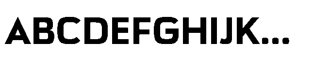Bauhold Semibold Over Font UPPERCASE