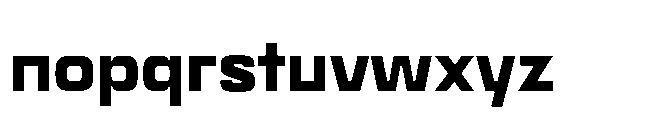 Bauhold Semibold Over Font LOWERCASE