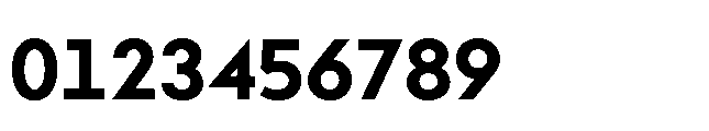 Bauhold Semibold Font OTHER CHARS