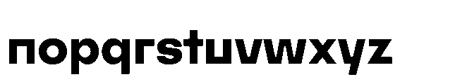 Bauhold Semibold Font LOWERCASE