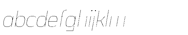 Bauhold Thin Medium Italic FONT