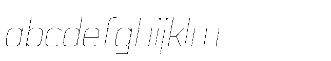 Bauhold Thin Over Italic FONT