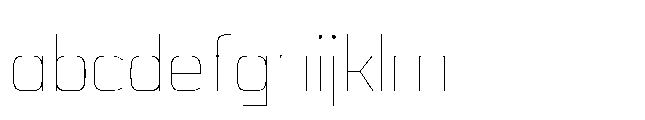 Bauhold Thin Over FONT