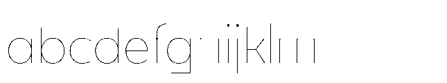 Bauhold Thin FONT