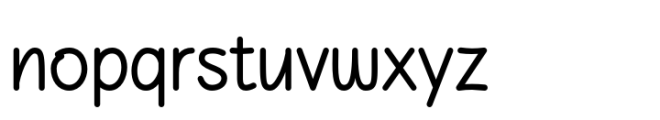 Baumata Font LOWERCASE