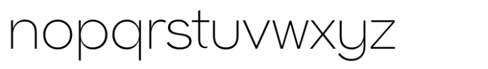 Baustil Thin Font LOWERCASE
