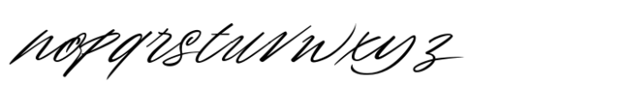 Baverley Astone Font LOWERCASE