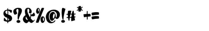Baverline Font OTHER CHARS