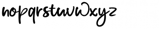 Bawnee Regular Font LOWERCASE