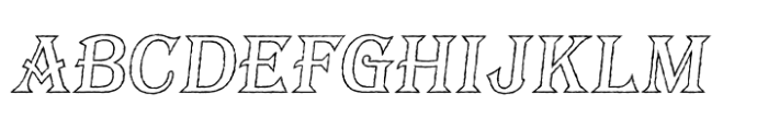 Bay Tavern Out S Italic Font UPPERCASE