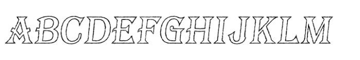 Bay Tavern Out X Italic Font UPPERCASE