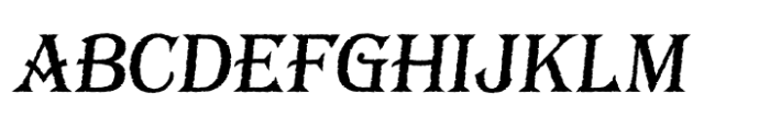Bay Tavern Plain Italic Font UPPERCASE
