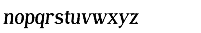 Bay Tavern Plain Italic Font LOWERCASE