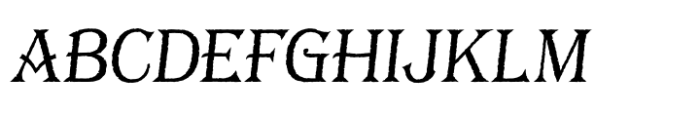 Bay Tavern Plain Light Italic Font UPPERCASE