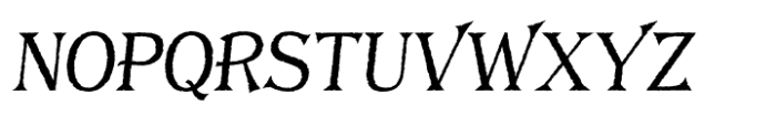 Bay Tavern Plain Light Italic Font UPPERCASE