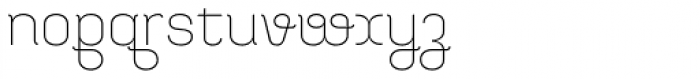 Bayadera 4F Font LOWERCASE