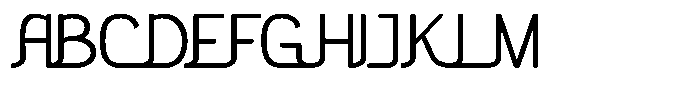 Bayakub Font UPPERCASE