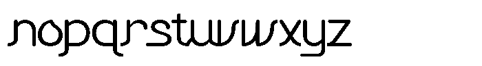 Bayakub Font LOWERCASE