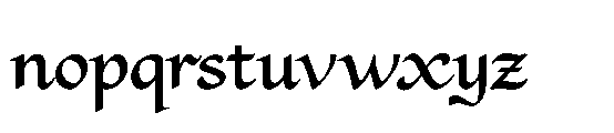 Baylaf Alwahas Font LOWERCASE